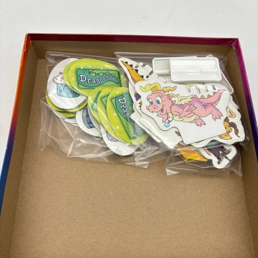 Dragon Tales Matching Game Milton Bradley Hasbro PBS Kids Vintage 99% COMPLETE